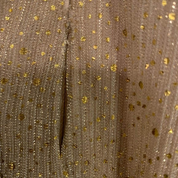 Maison Tara Glittering Gold Maxi Skirt - Picture 3 of 3